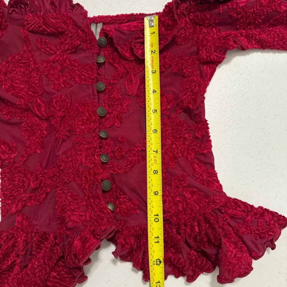 Anthropologie burnout velvet